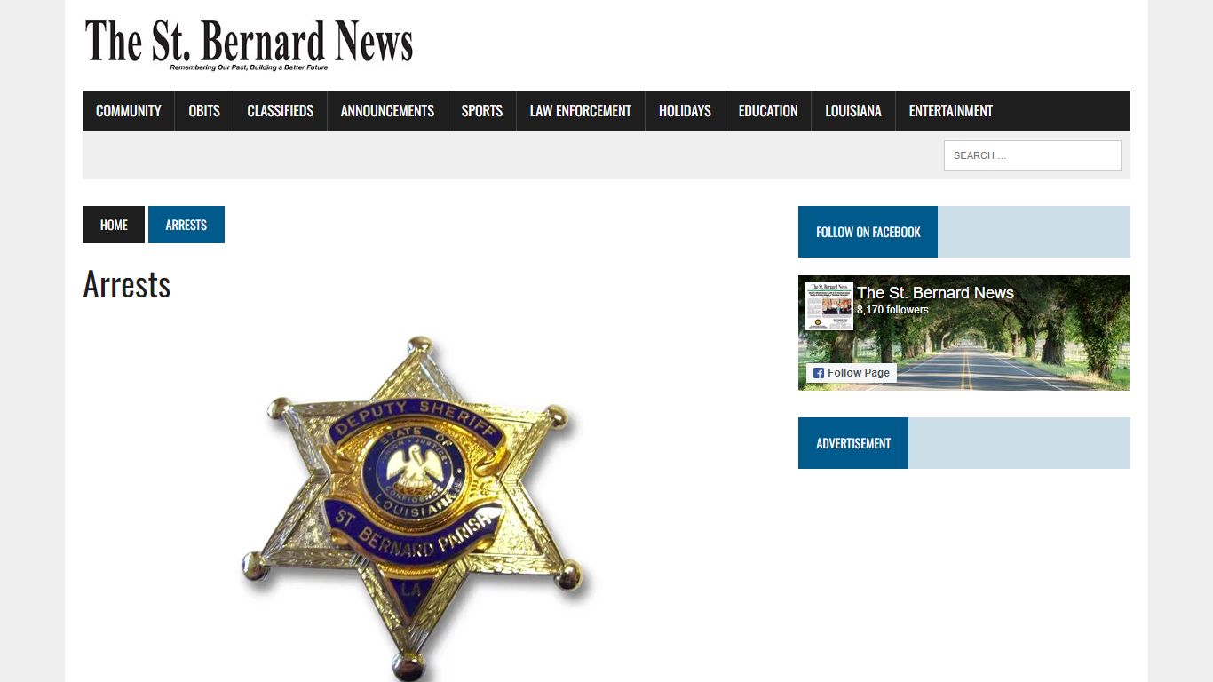 Arrests Archives - The St. Bernard News